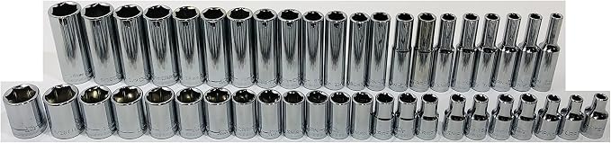 Craftsman 44 Piece 1/4" inch Drive 6 Point Socket Set (SAE & Metric)