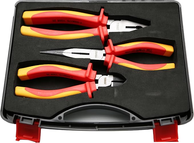 TMAX 9p 1000V VDE Insulated Electrician Tool Set with Plier and Screwdriver