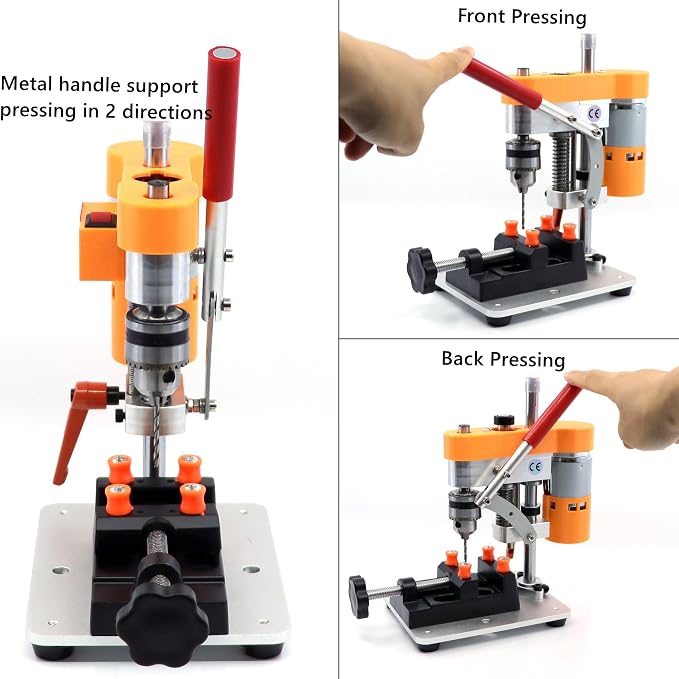 Precision Mini Drill Press Benchtop Driller Machine B10 Upgraded