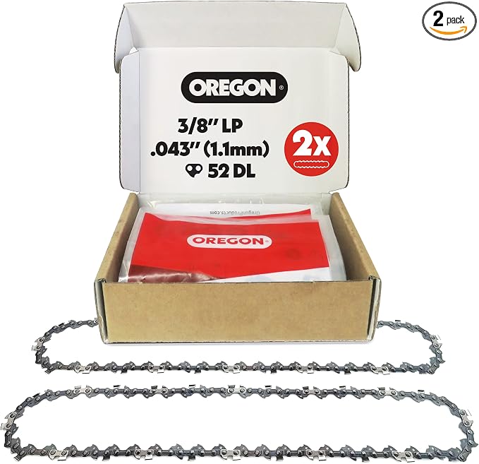 Oregon Chainsaw Chain for 14" Bar, 3/8" LP, .043" Gauge, 52 Drive Links | Oregon Chainsaw Chain for 14" Bar, 3/8" LP, .043" Gauge, 52 Drive Links