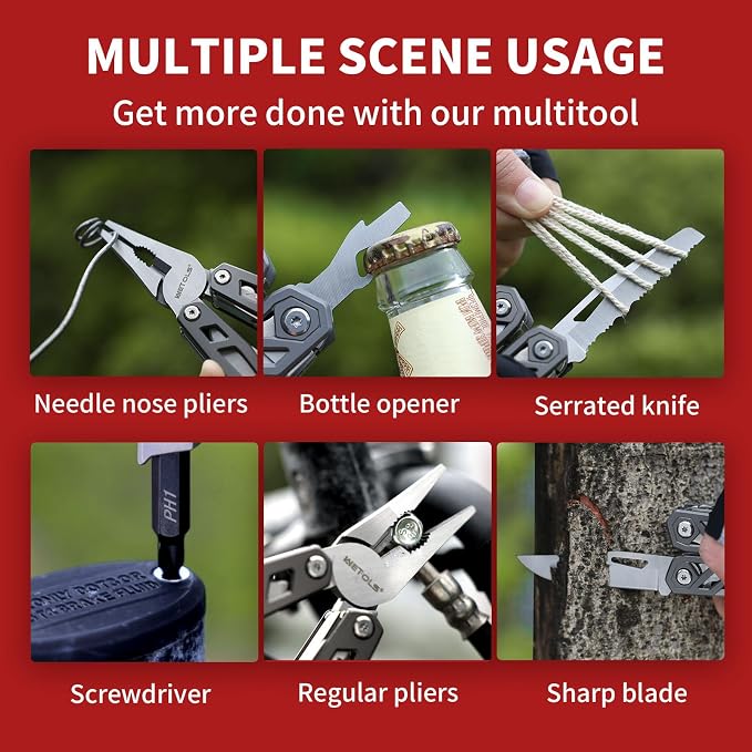 Father‘s Day Gifts for Men Dad Him, 21-in-1 Multitools with Pocket Knife