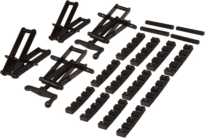 Peachtree Woodworking Supply 2 Pack of 4 Way Pressure Clamps for Clamping Panels From All Four Directions. For Woodworkers, Cabinet and Furniture Makers (2 four way pressure clamps)