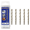 5/16 Cobalt Drill Bit for Metal and Hard Steel (5Pcs), M35 HSS Hex Shank Twist Drill Bit Set with Quick Change, with Storage Case