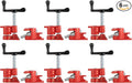 Wood Gluing Pipe Clamp Set | 3/4" Heavy Duty Woodworking Cast Iron Pipe Clamps Quick Release Pipe Wood Clamps (6 Pack, 3/4")