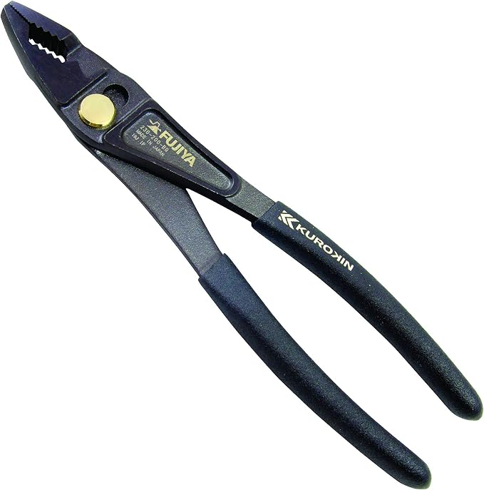 FUJIYA Tools, 230-200-BG, Lightweight Slip Joint Combination Pliers, Black & Gold color-, 8 Inch