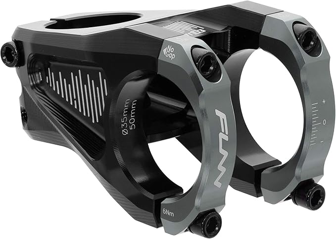 Funn Equalizer Stem, 10mm Drop or Rise, 35mm Clamp, 50mm Length (Gray)