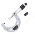 Clockwise Tools MMTR-02 Premium Outside Micrometer with Carbide Tip 1-2" Measuring Range 0.0001" Graduation Precision Machinist Tool