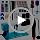 LFSUM Cup Turner Kit for Crafts Tumbler, Tumbler Cup Spinner, Glitter Powder, Epoxy Resin Kit for Beginners with Epoxy and Heat Gun (1X-Blue)