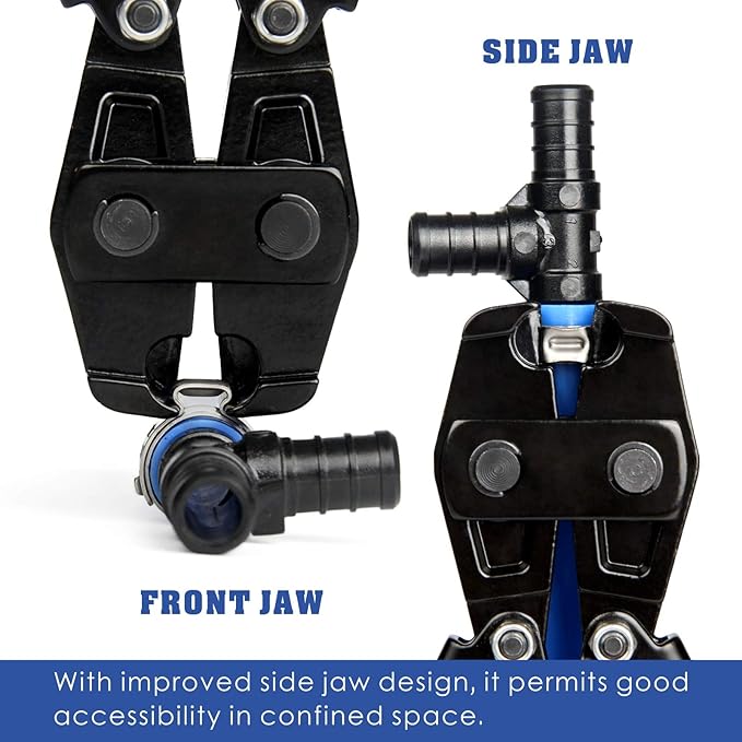 iCrimp PEX Cinch Tool for Stainless Steel Clamp-Vertical & Parallel Clamping from 3/8-inch to 1-inch -CRP650