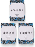 GEOMETRY Kitchen Dish Cloths - Spring & Summer Collection - Premium Dishcloths with Geoweave - Absorbent & Fast Drying Kitchen Towels - Blue Garden Wings, 10" x 10" - 3-Pieces