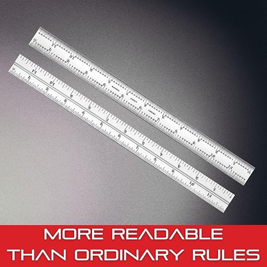 Starrett Blade Only for Combination Squares, Sets and Bevel Protractors - Ideal for Woodworking and Metalworking - 36" Length, Satin Chrome Finish, 4R Graduation - CB36-4R