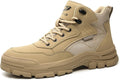 Work Boots for Men,Lightweight Breathable High Top Steel Toe Boots,Indestructible Steel Toe Shoes,Non Slip Safety Work Shoes.