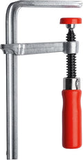 BESSEY GTR16B6 All Steel Table Clamp with 6 5/16 Capacity x 2 5/16 Throat Depth & 400 lb Clamping Force, Red/Silver