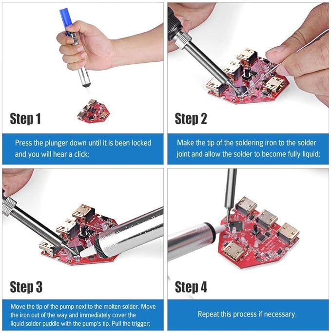 LDK Electric Soldering Iron Kit 60W Adjustable Temperature Welding Tools with 5pcs Different Tips, Desoldering Pump, Solder Wire, 8-in-1 Screwdrivers, Wire Cutter, Tweezers, Stand and Carry Bag