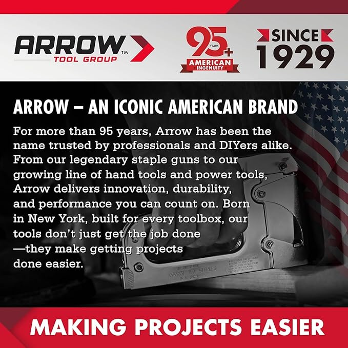 ARROW 3PCS Pliers Set, Premium Carbon Steel | 6" Needle Nose Pliers, 6" Slip Joint, 8" Groove Joint with Non-Slip Handle, for Daily Repair & Home Maintenance