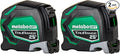 Metabo HPT 25 Ft Tape Measure, 17-Ft Reach & 14-Ft Standout, Wire Belt Clip and Lanyard Attachment, 1/8-Inch Incremental Fractions, Manual Blade Stop, TruRangeTM, 115925M (Pack of 2)