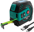 2-in-1 Laser Tape Measure 262ft Rechargeable Digital Tape Measure with Laser 16Ft Construction Measuring Tape for Woodworking and DIY, Pythagorean, Area, Volume, Ft/Ft+in/in/M Unit Magnetic Hook