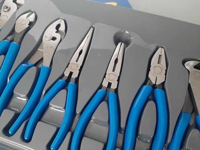 Blue Point BDGPL800, 8PC, Dipped Grips, Pliers Set ,Cutters Set
