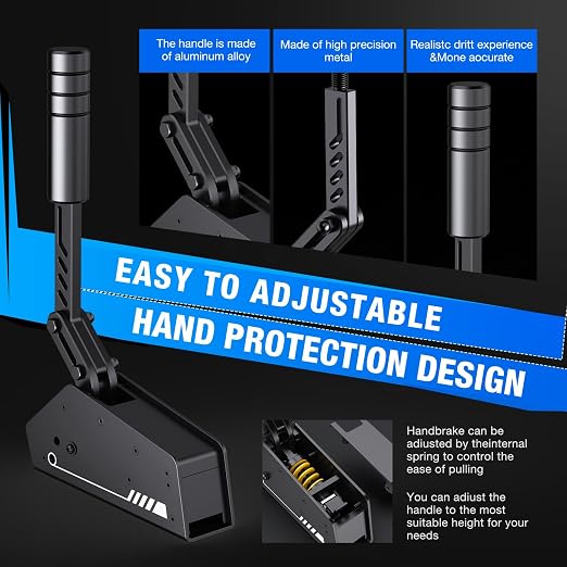 PXN HB S Sim Racing Handbrake,USB Handbrake, Compatible with Windows PC
