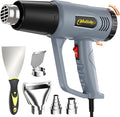 Heat Gun 212~1202℉ Dual-Lvel Temperature Control 4 Nozzles Overload Protection for Crafting, Shrink Tubing, Vinyl Wrap, Shrink Wrap,5Ft Power Cord (Shink Tube Kit(10Ft))