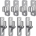 Insaga 304 Stainless Steel Gate Hinges Heavy Duty 600LB Capacity, 5/8'' Non-Welded One-Piece Design, Wall Mount Hinges for Farm Gates & Wooden Fences, 4Pack