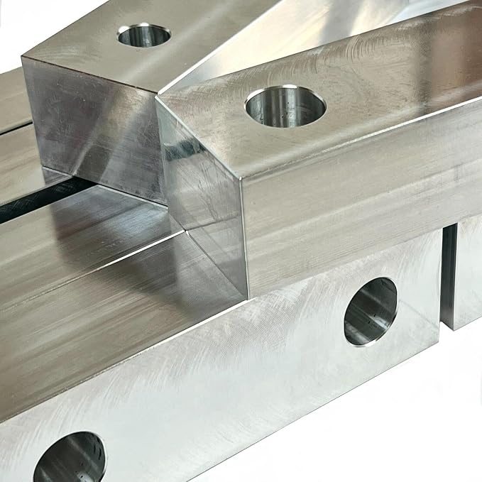 (5 Set) 10pcs 6 x 2 x 1.5" Aluminum Soft Jaws Set Machinable Compatible with Kurt 6" Vise Jaws (Reversible) Made in USA