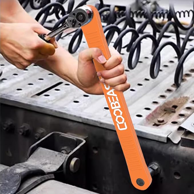 coobeast 3/8 inch offset extension wrench Impact Ready Socket Wrench Extender Tool with Versatile 1/4", 3/8", and 1/2" Square Drive Adapters, Universal Extensions Wrench for Small Place