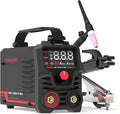 YESWELDER 125Amp Mini Stick Welder Large LED Display with Lift TIG Torch, IGBT ARC Welding Machine, 110V Hot Start Portable MMA Welder Machine, Arc force