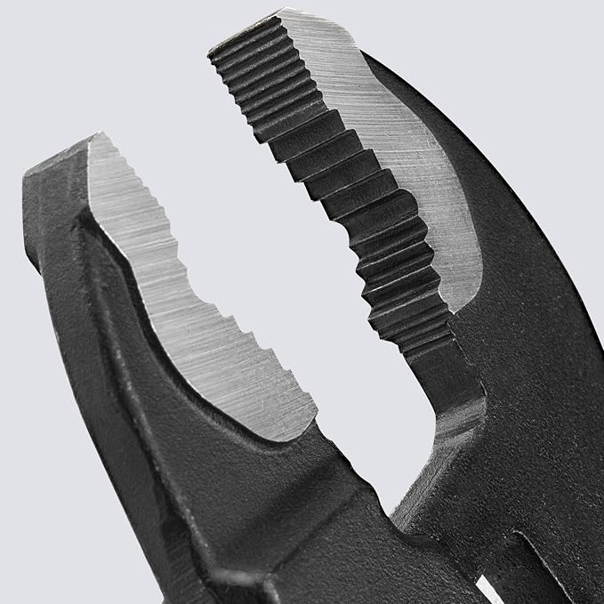 HAUTMEC 10-Inch Water Pump Pliers, Auto Adjusting Tongue and Groove Joint Pliers, One-Hand Spring-Loaded Design, CRV Steel V-Jaw with Comfort Grip, for Plumbing, Home Repair and Pipe Fittings, HT0088