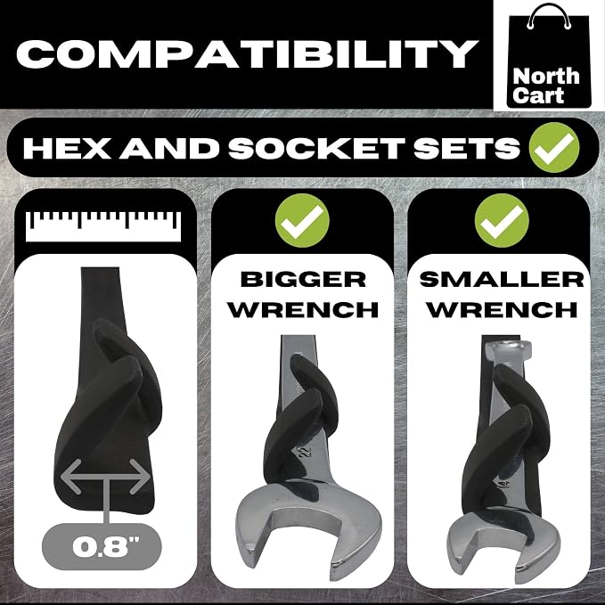 WREX Wrench Extender North Cart - Extension Tool Cheater Bar - Hand Tools for Mechanics - Universal Adaptor Drive - Handle Tr Nut Holder Clip - Monster International Clamp - Breaker Pipe Leverage