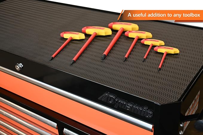 Dynamic Tools 6 Pc Insulated Metric T-Handle Hex Key Set, Insulated Tools For Electrical Work, Hex Keys Individually Certified to 1,000V, Red, Yellow
