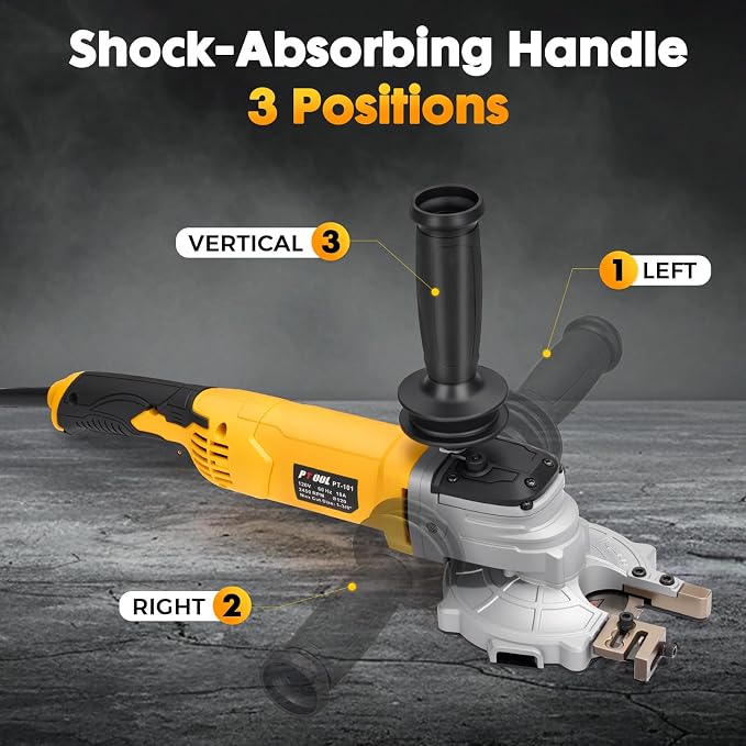 PT-101 Cutting Edge Saw, Hand Hold Electric Rebar Cutter, Cold Cut Blade, 1100W, 120V60Hz (Saw Kit)