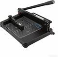 Heavy Duty Paper Cutter Guillotine 12 Inch Cutting Length Capacity Up to 400 Sheets Ideal for Offices Schools Print Shops Professional Quality Trimmer for Precision Cutting