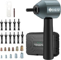 JiGiU Cordless Rivet Nut Drill Adapter Kit Electric Rivet Gun Adapter with 11 Mandrels & 100PCS Nuts Easy to Install Electric Nut Gun Adapter for Mechanical Automobile Maintenance with Carrying Case