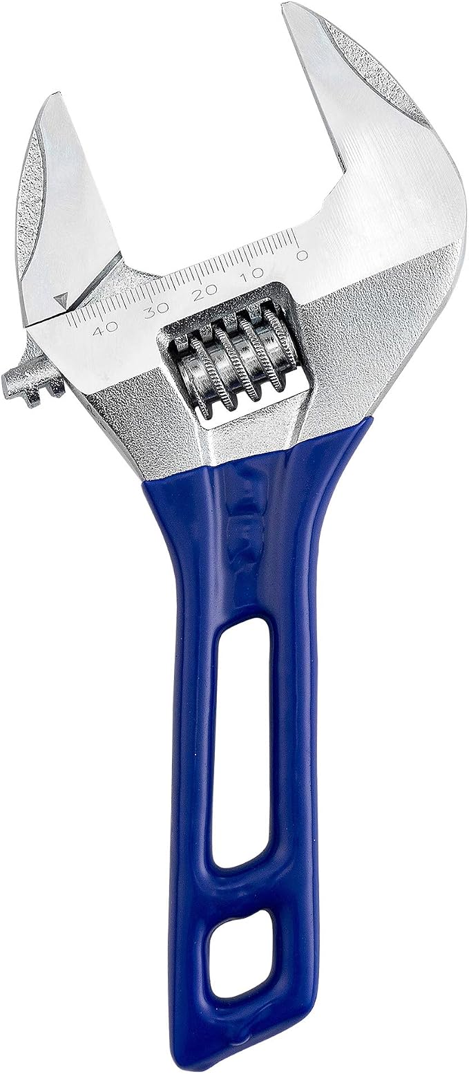 Large Opening Adjustable Wrench Spanner with Short Handle 8 inch