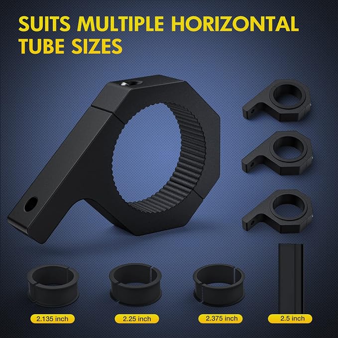 Nilight 4PCS Roll Bar Clamps Mounting Brackets for LED Lights Pods