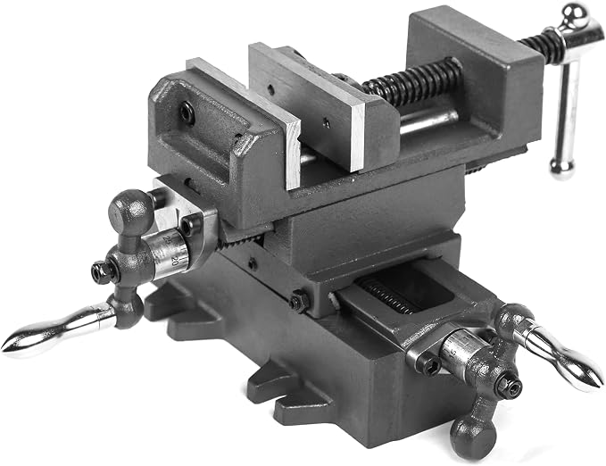 WEN Cross Vise, 3.25-Inch with Compound Slide for Mills and Drill Presses