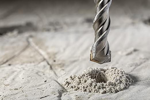 3/8 Inch x 12 Inch SDS Plus Rotary Hammer Drill Bit, Carbide Tipped for Brick, Stone, and Concrete Version 2 (3/8" x 10" x 12")