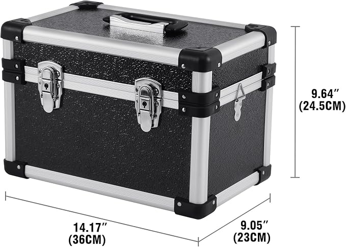 Rotary Laser Level Kit, 360 Degree Automatic Self Leveling Red Beam Horizontal & Vertical Laser Transit, 500m Working Range for Construction & Building - Blue