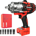 Cordless Impact Wrench 1/2" Compatible with Milwaukee 18V Battery, Impact Wrench 1450FT-LBS(2000N.m) High Torque Brushless Electric Impact, Power Impact Driver for Car, Truck (Tool Only)