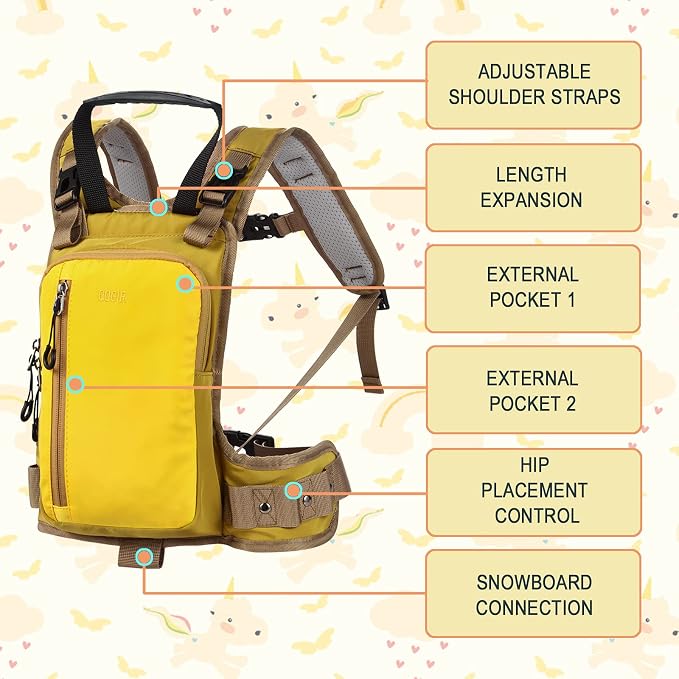 Ski and Snowboard Harness for Kids: Learn to Ski and Teach Your Child The Speed Control