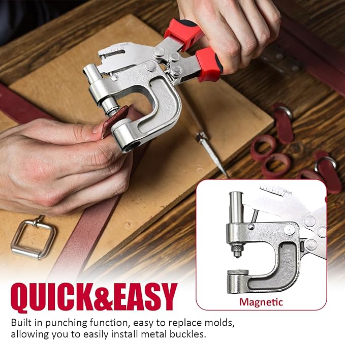 Snap Fastener Tool Kit, 12.5mm 4 Colors 400 PCS Boat Cover Snaps with Built in Punching Snap Installation Tool, 12.5 MM Canvas Snaps for Leather, Clothing and DIY Handmade