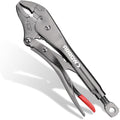 ARROW 10" Curved Jaw Locking Pliers with Screw Extractor