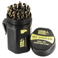 Drill America - D/A29J-CO-PC 29 Piece M42 Cobalt Drill Bit Set in Round Case (1/16" - 1/2" X 64ths), D/ACO Series