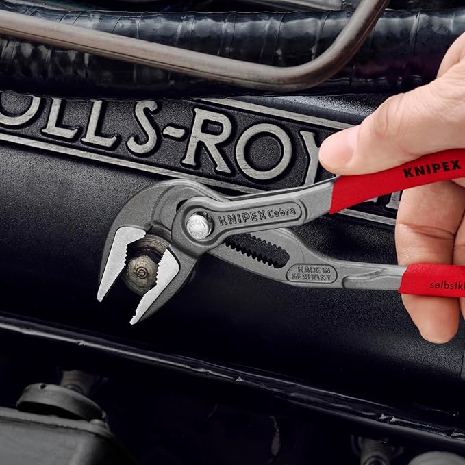 KNIPEX Tools 87 51 180 SBA Cobra® ES Water Pump Pliers, 7-1/4"
