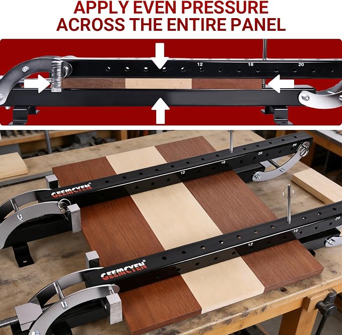 24 inch Panel Clamps 2 Pack,4-Way Pressure Steel Panel Clamps