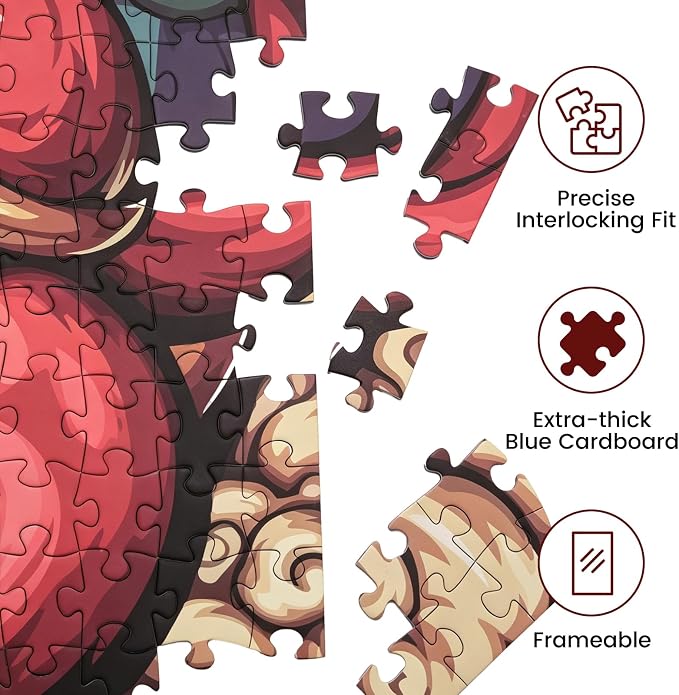 Jigsaw Puzzles for Adults 1000 Pieces, Chinese Zodiac Animals Street Smart, Resourceful Rat Large Jig Saw Puzzle Gifts for People Born in 1960, 1972, 1984, 1996, 2008, 2020, 31.5 * 17.72 Inch
