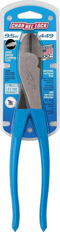 Diagonal Cutters, 9 In.