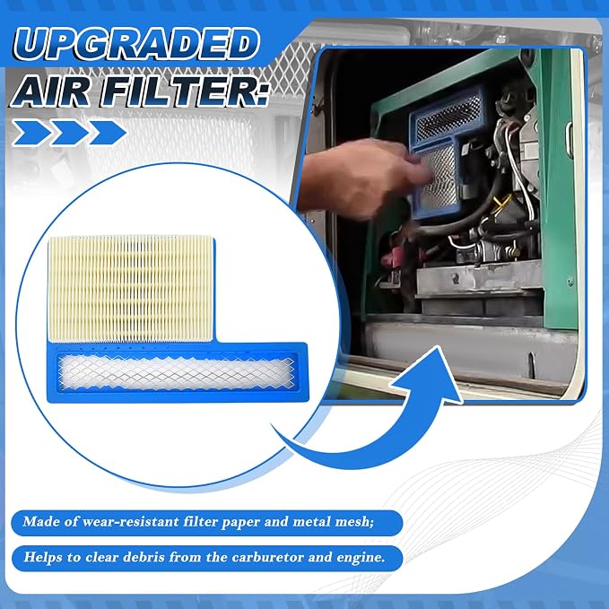 Oil Change Tune Up Kit Fit For Onan RV QG Generators 5500 7000, HGJAA HGJAB HGJAC, Includes 122-0836 Oil Filter, 140-3116 Air Filter, 149-2341-01 Fuel Filter, E11015 Fuel Pump, F5TC Spark Plug