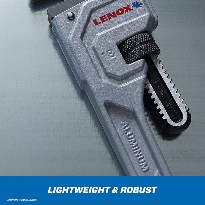 LENOX TOOLS LXHT90618 Aluminum Pipe Wrench 18"